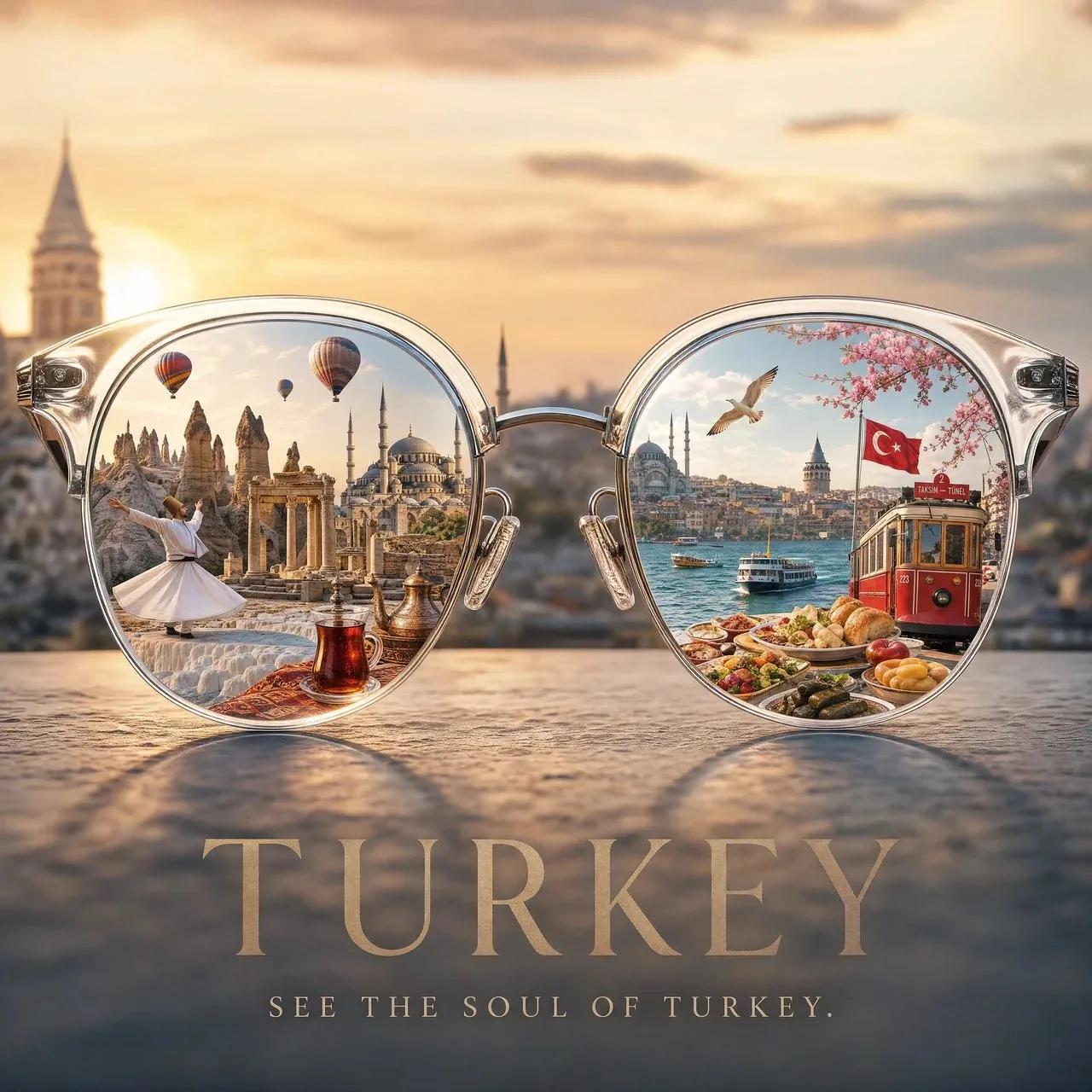 See The Soul Of [COUNTRY] – Glasses Travel Concept - Image prompt preview