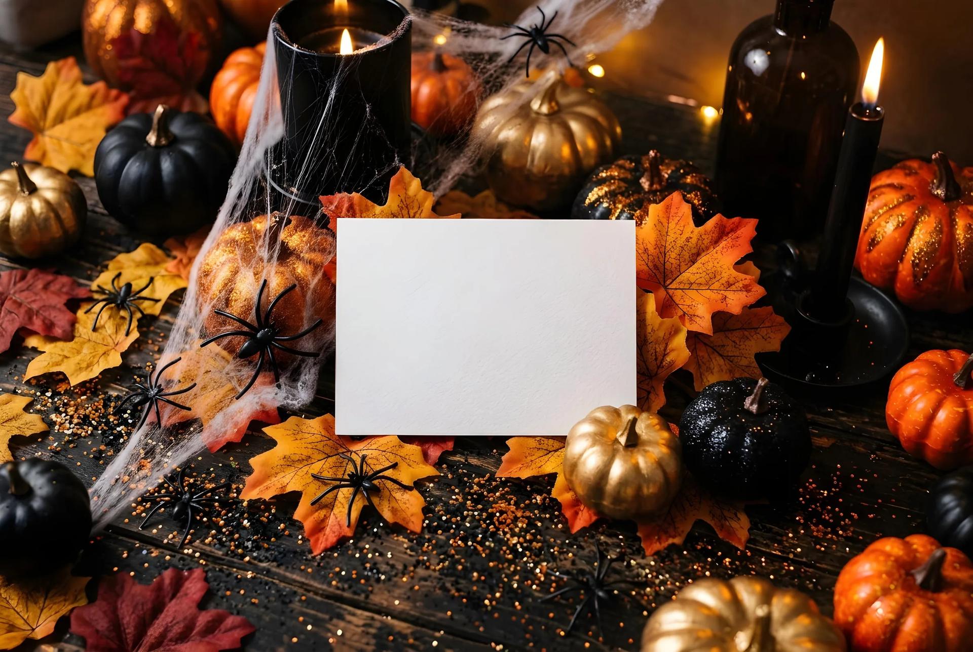 Halloween Card Mockup - Image prompt preview
