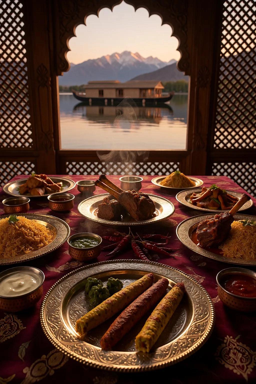Royal Lamb Feast Overhead Spread - Image prompt preview