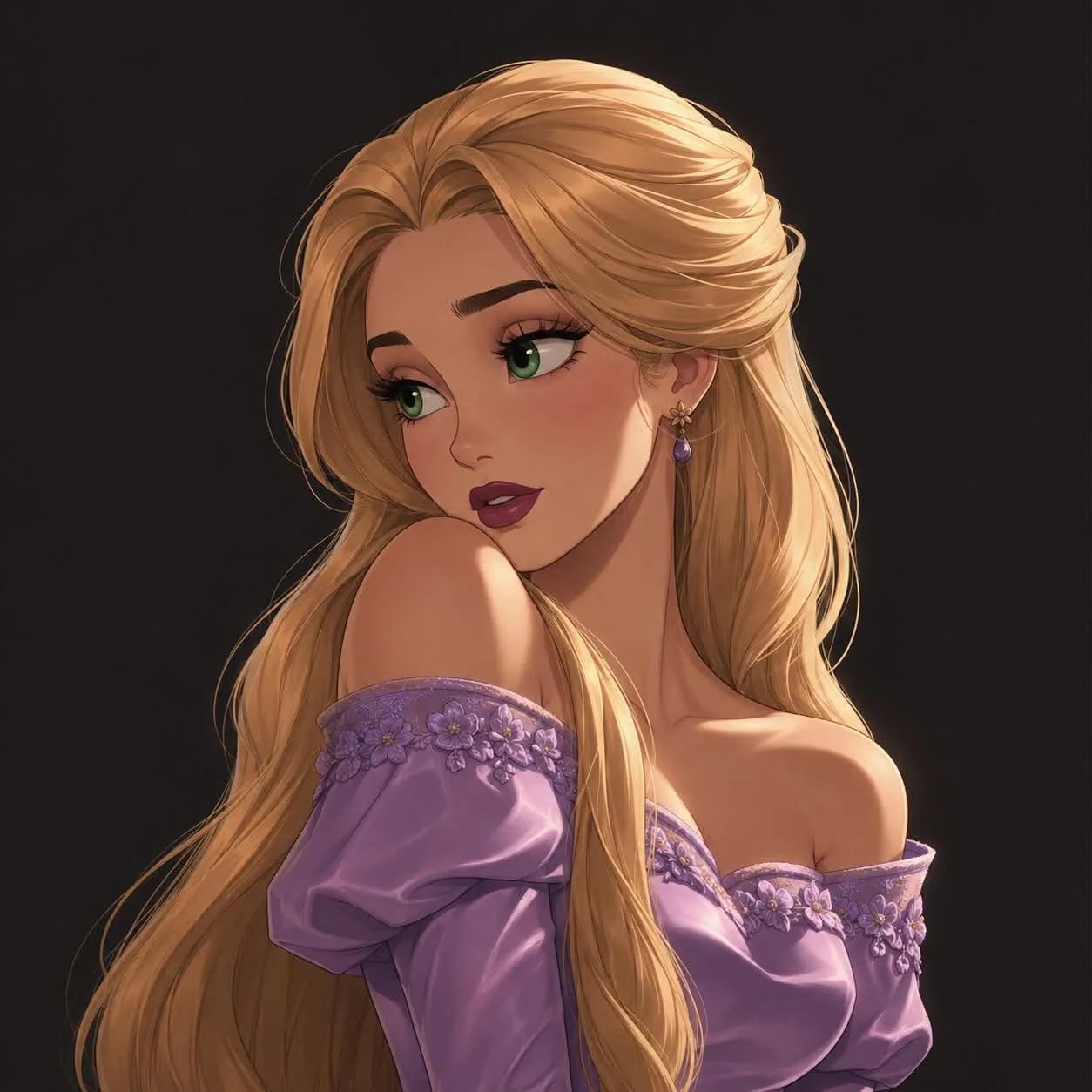 Ultra-Detailed Fantasy Princess Portrait - Image prompt preview
