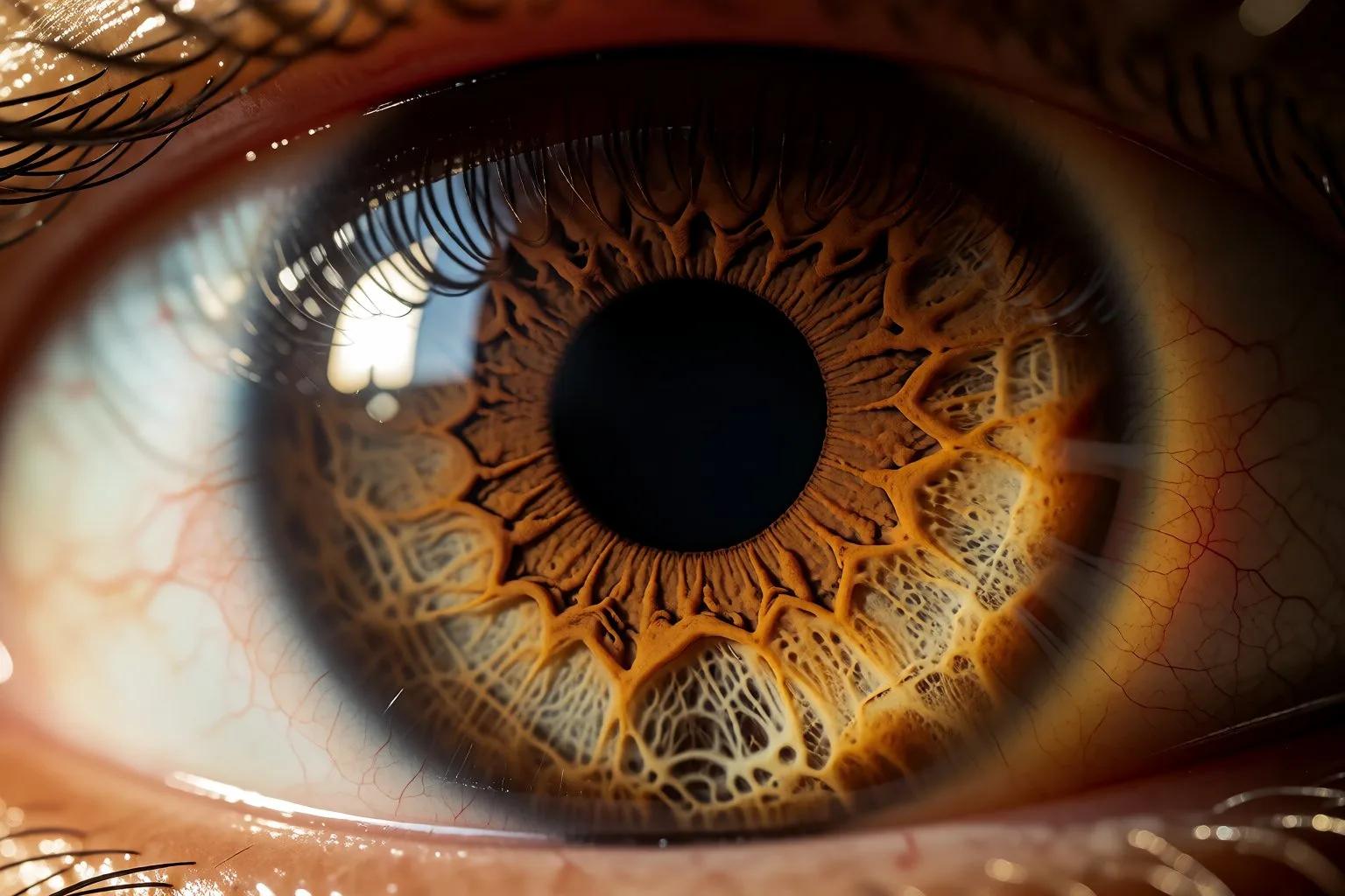 Extreme Macro Iris Close-Up - Image prompt preview