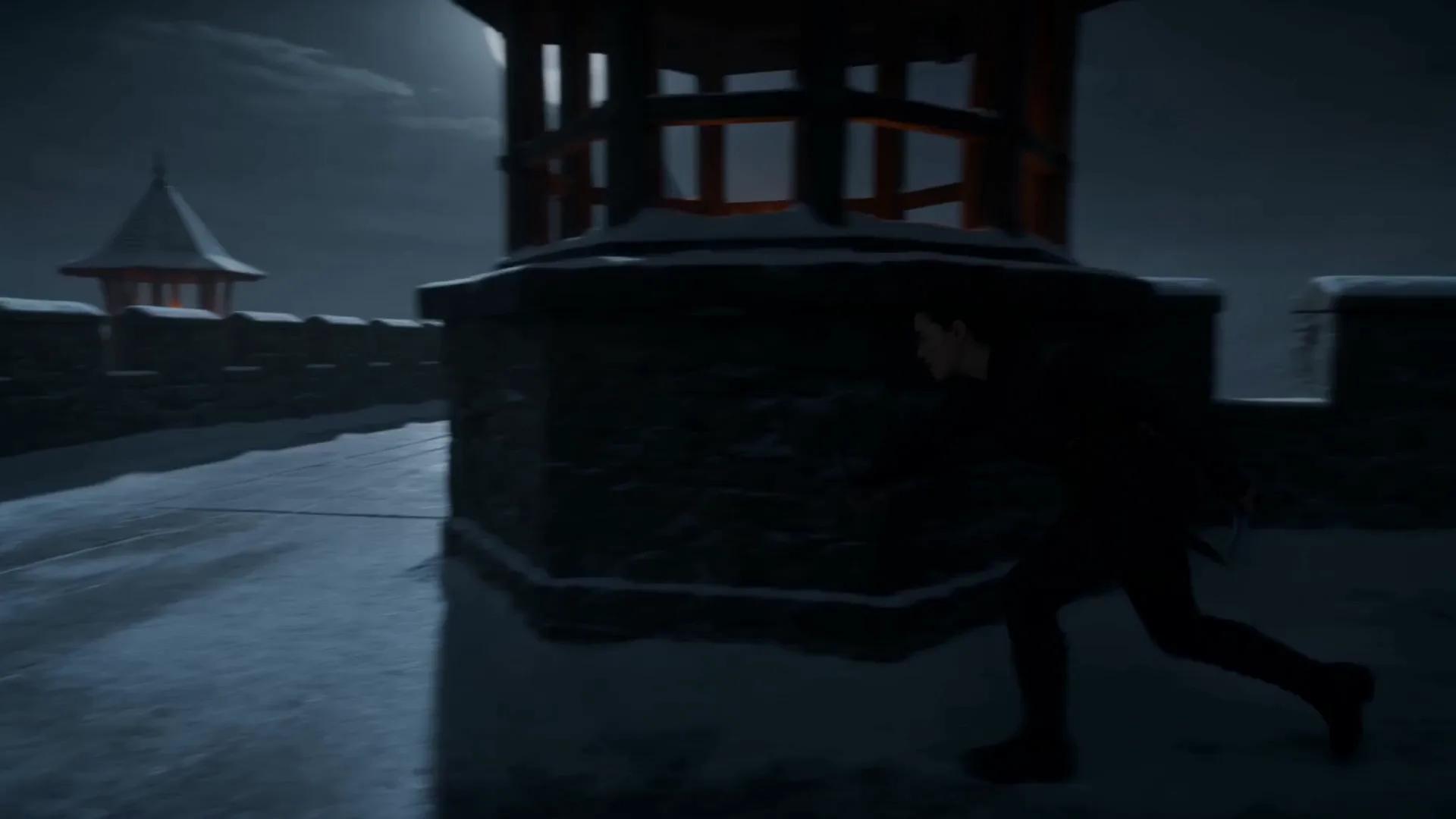 Snowbound Assassin Phase-Dodge Sequence - Video prompt preview