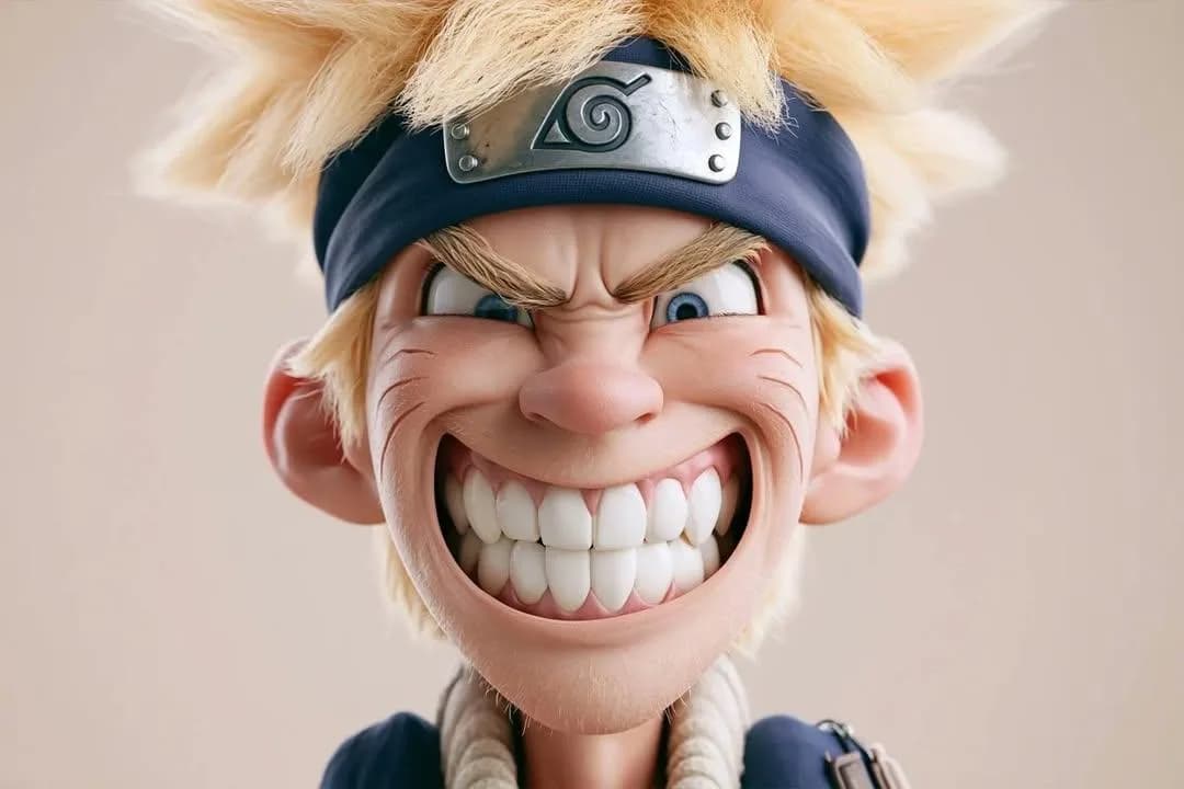 Stylized 3D Caricature Character - Image prompt preview