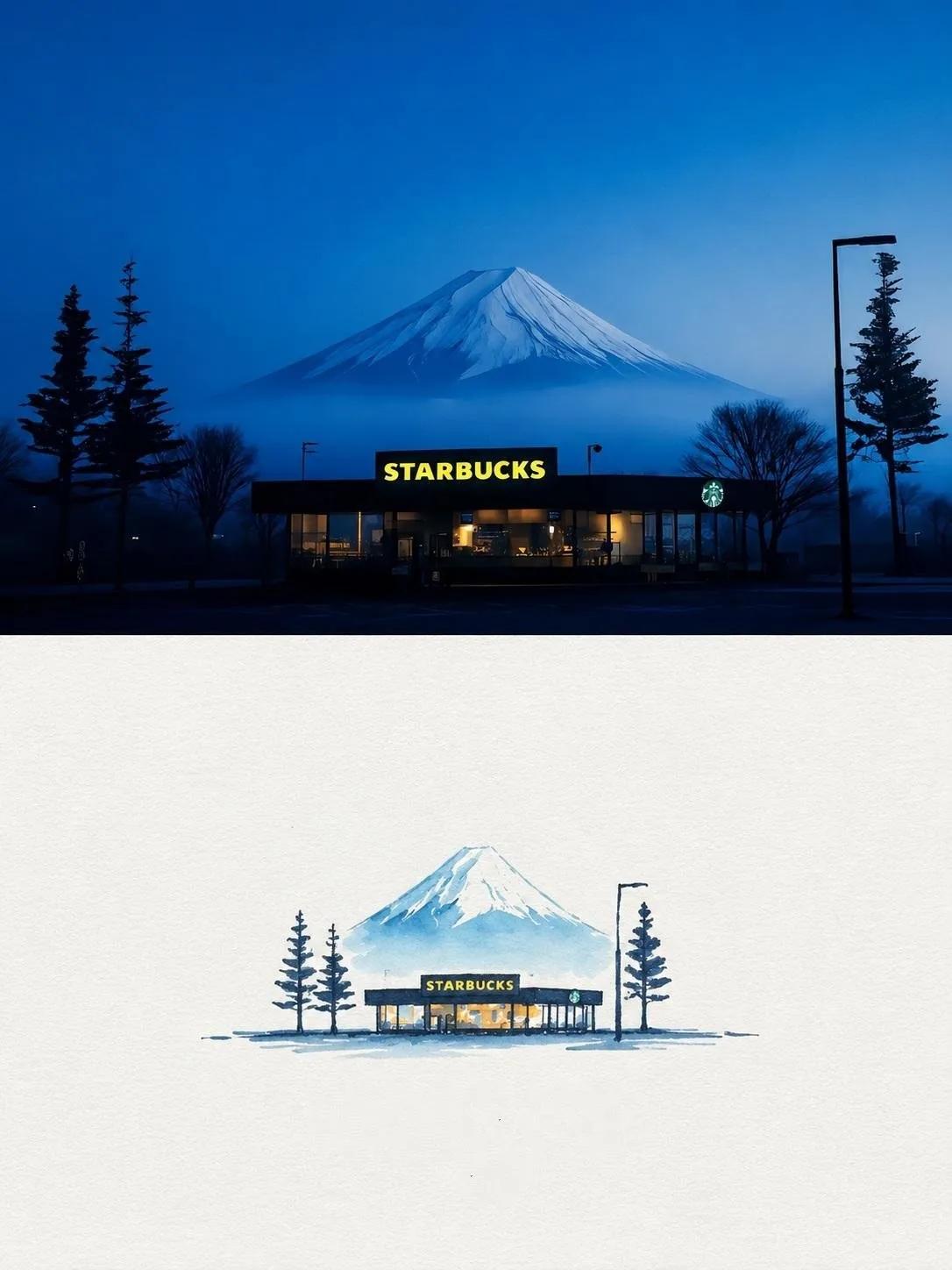 Japanese Watercolor Illustration Prompt Pair - Image prompt preview