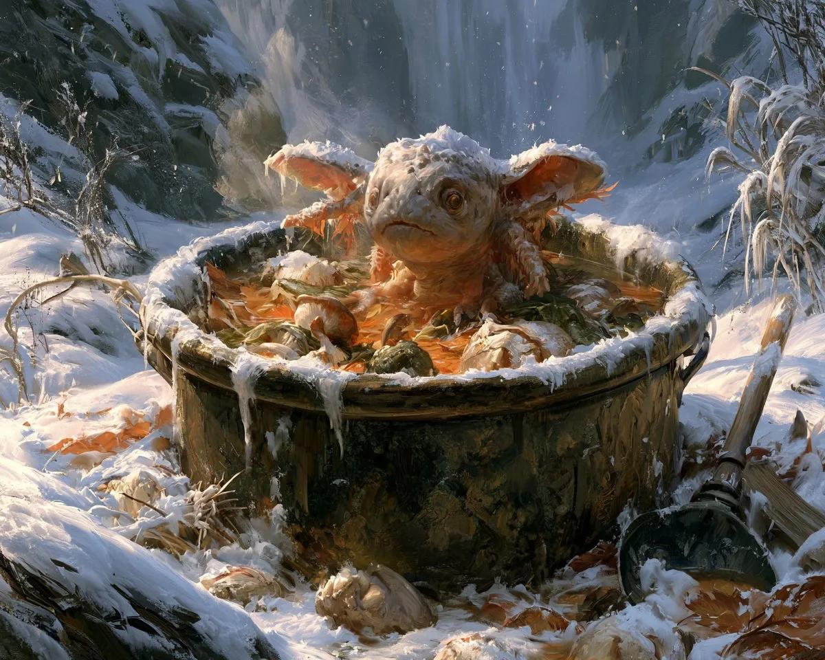 Single-Word Prompt: Snowbroth - Image prompt preview