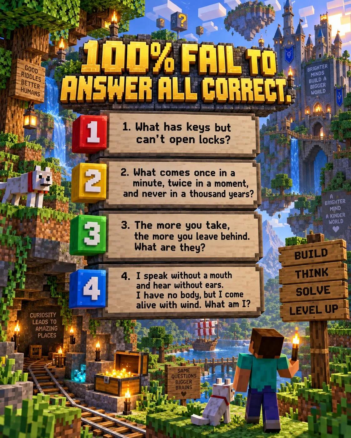 Voxel Brain Teaser Poster Generator - Image prompt preview