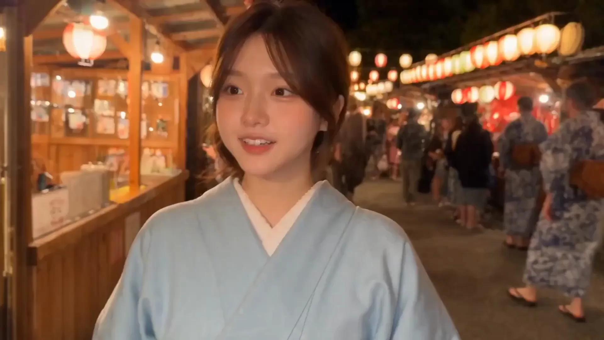Matsuri Night Vlog Montage - Video prompt preview