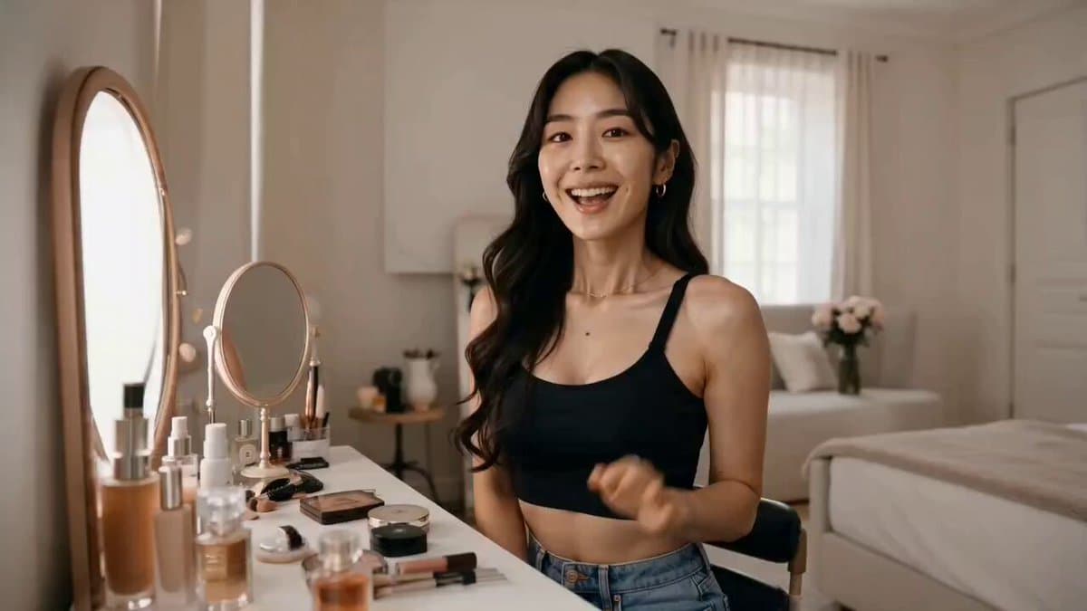 The video opens with her waving at the camera https://t.co/VGADN5VwLj