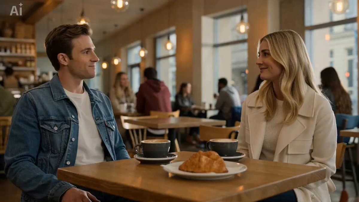 1. two people in a cafe, one says, "did you ever see that foh-fur movie?"...