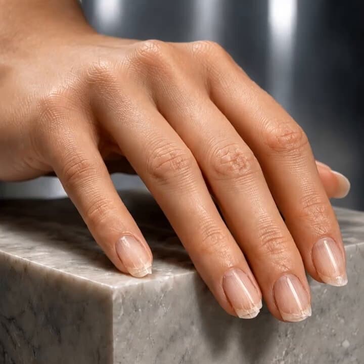 A high-end commercial video for a beauty and wellness supplement. The vid...