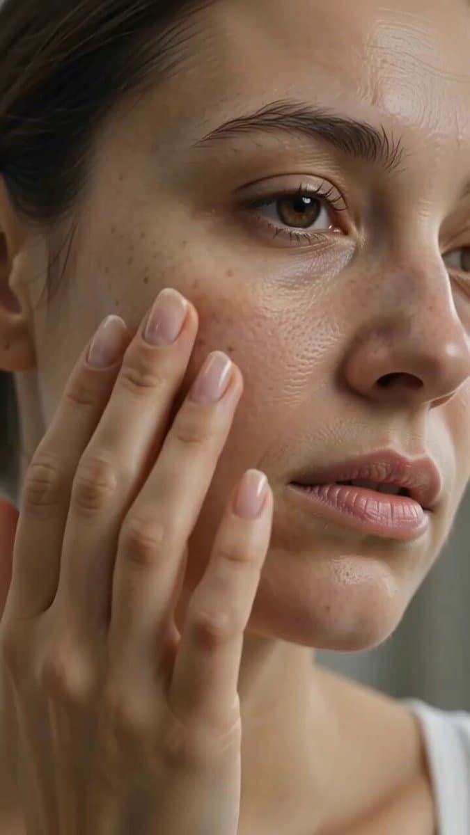 A cinematic skincare commercial video in ultra-realistic 8K resolution an...