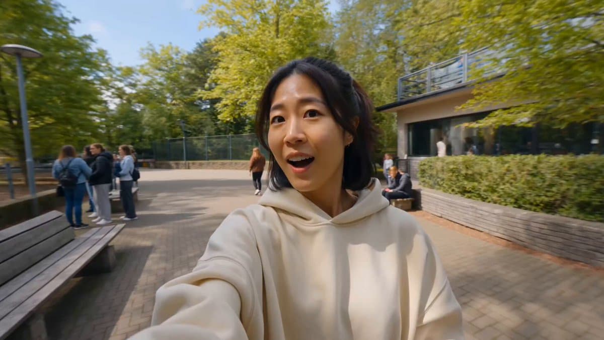 A single continuous front-facing smartphone selfie video recorded entirel...