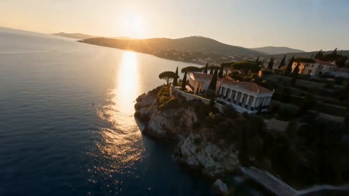 15-second commercial for luxury travel in Ancient Rome