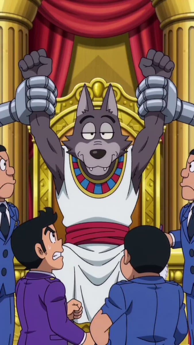 Anime clip in Dr. Slump style.
