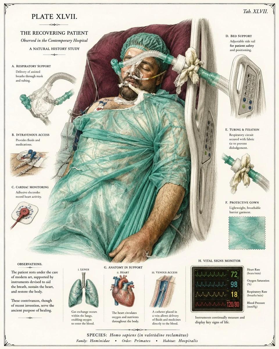 A highly detailed vintage medical anatomy plate illustration titled “The...