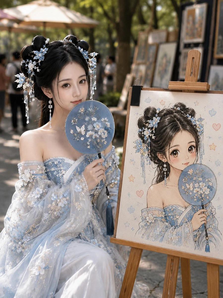 Use uploaded photo as face reference.
