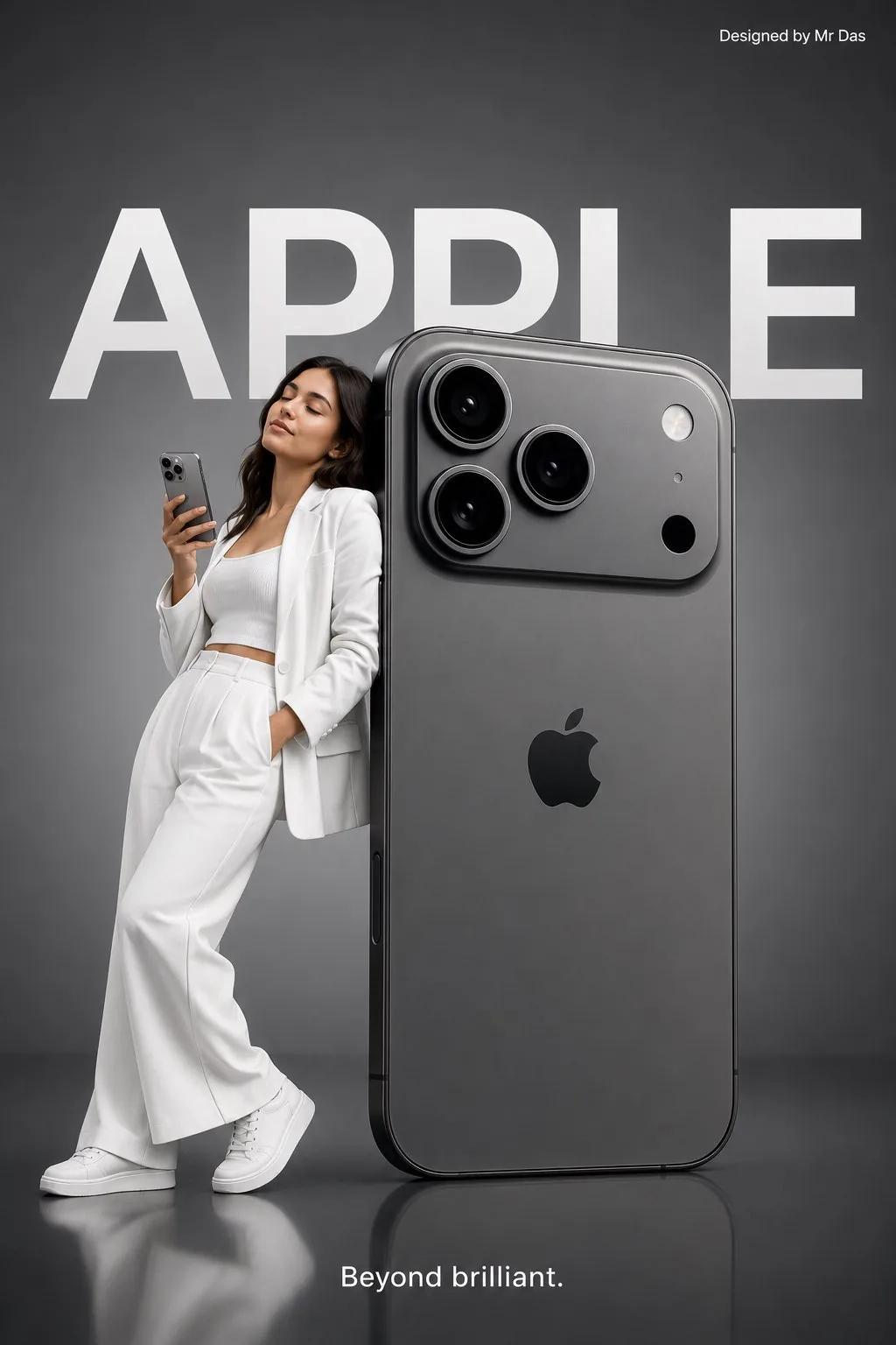 Minimalist commercial advertisement featuring an oversized [PRODUCT], ult...