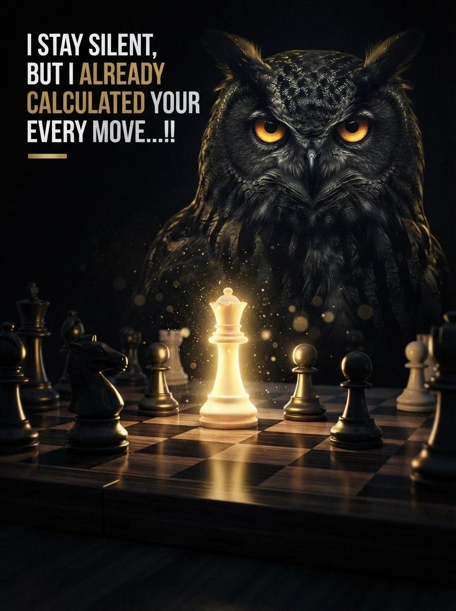 A dark, cinematic digital illustration featuring a large, realistic owl e...