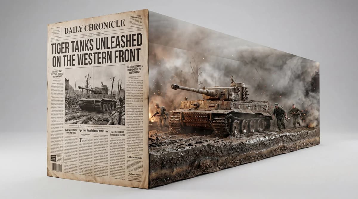 3D Newspaper Diorama With Nano Banana Pro
