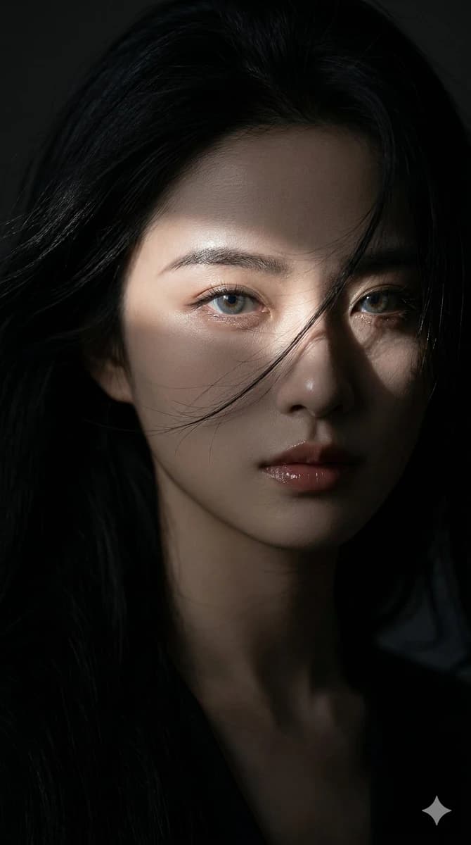 "style": "8K ultra-realistic close-up portrait", "subject": { "gender":...