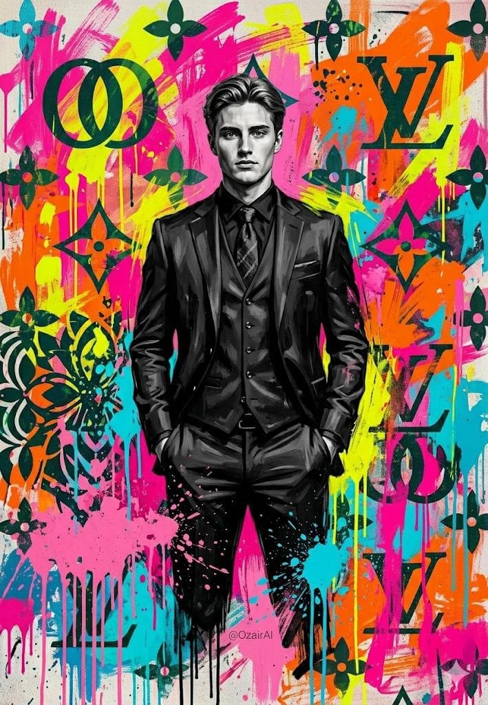 pop-art graffiti portrait ๐ฅ