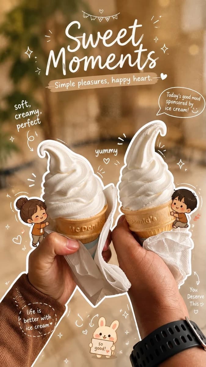 (Soft Serve Ice Cream Aesthetic)