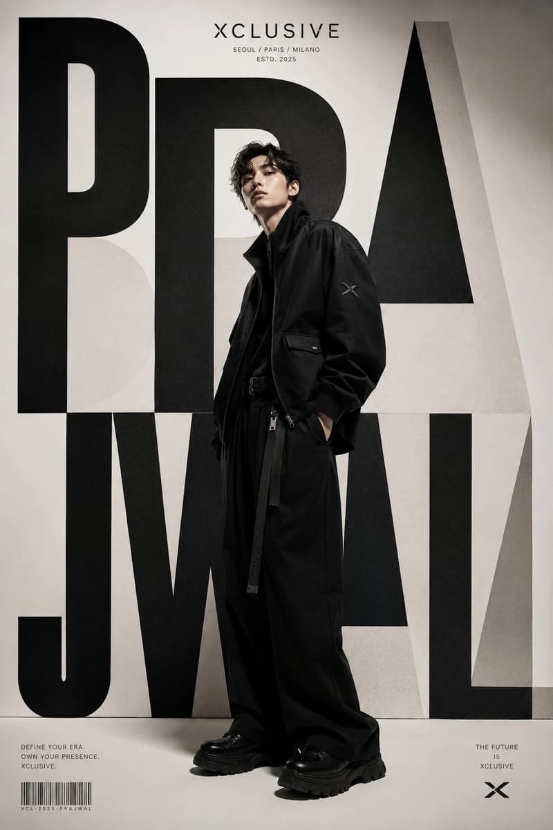 Korean Luxury Fashion magazine Poster 🔥