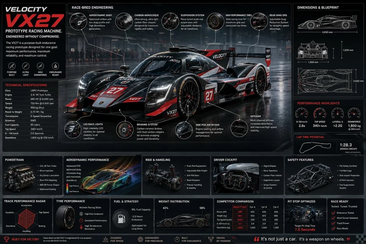 Infographic image of a Futuristic racing car created with GPT Image 2 on...
