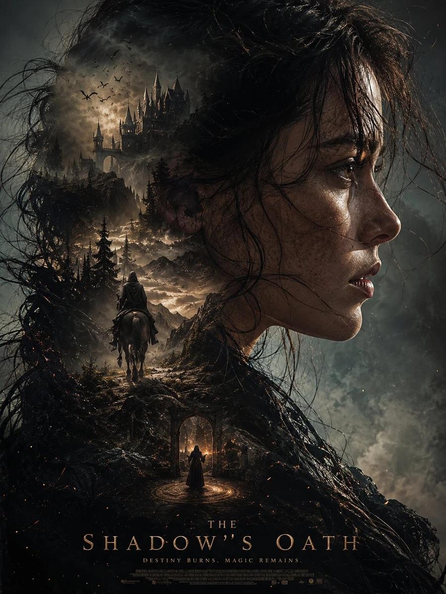 This ultra-cinematic dark fantasy poster is automatically generated using...