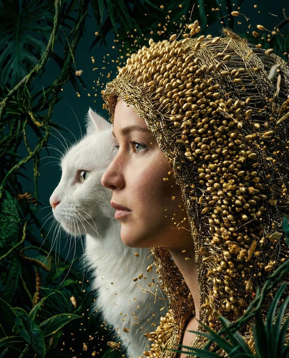 vibe_title_en": "The Golden Touch of Intersecting Souls in Emerald Darkne...