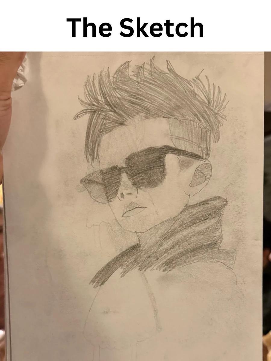 Make this a Japanese style anime poster based on an original design - do...