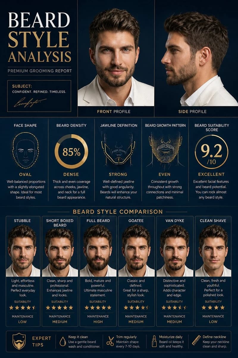 Comprehensive Facial Hair Analysis &amp; Styling Guide 💎