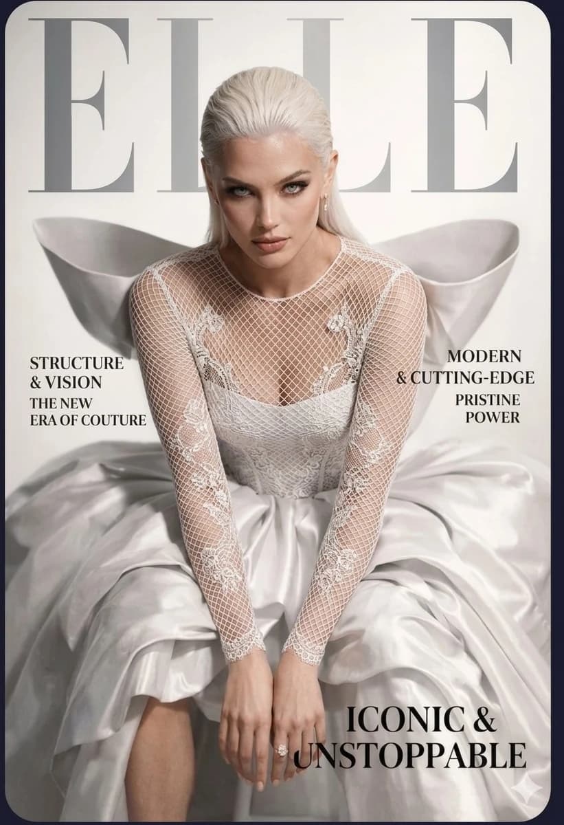 Fashion magazine cover🔥