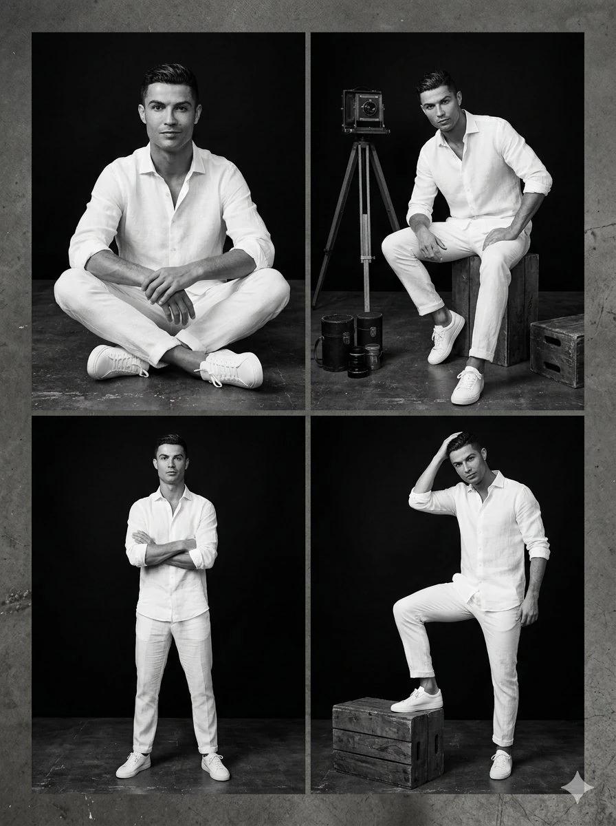 Ultra-realistic luxury fashion editorial photoshoot featuring a world-cla...