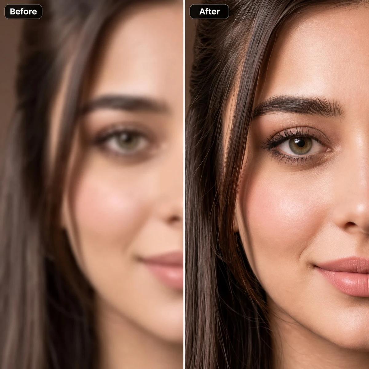 Restore and enhance an old damaged photo. Remove scratches, stains, and n...
