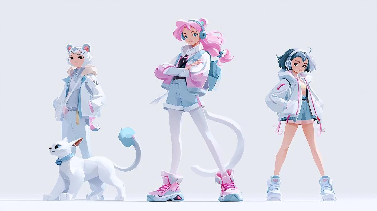 character illustration --ar 16:9 --v 8.1 --sref 2171401450 2129784744 108...