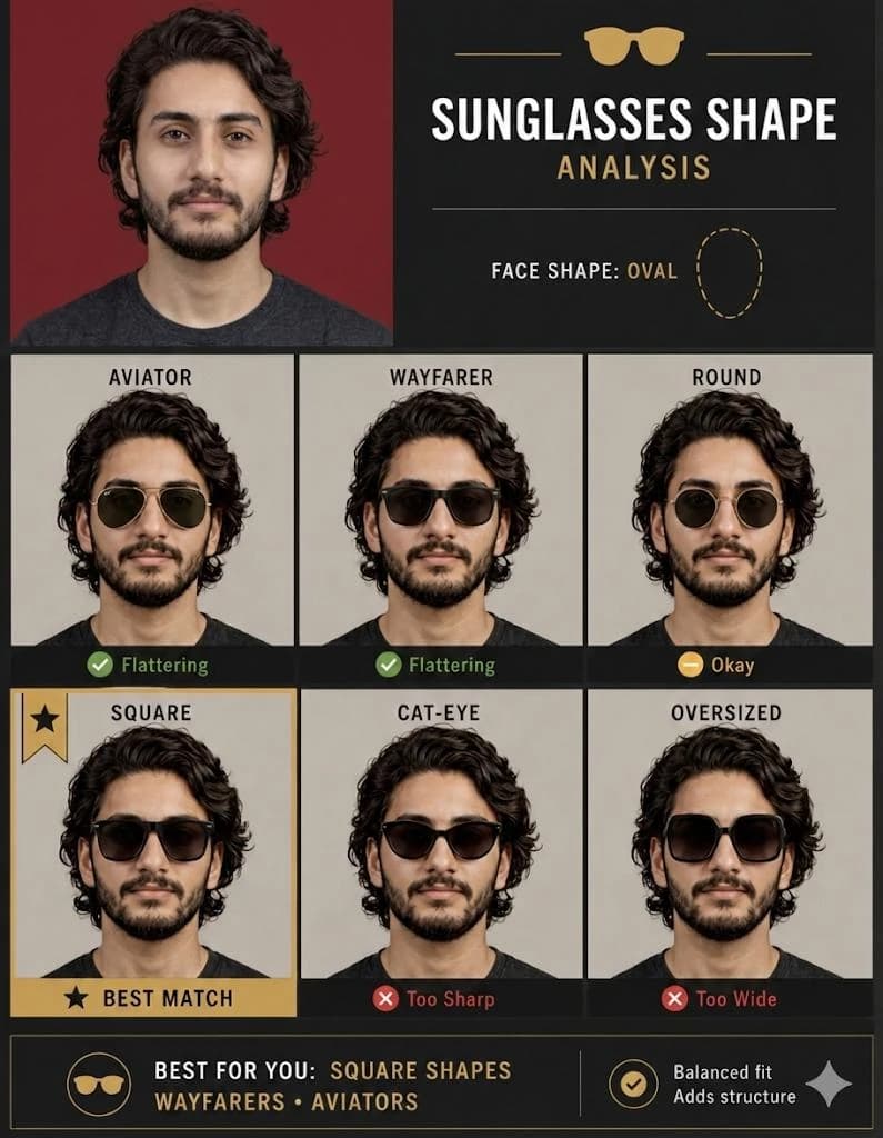 Sunglasses Shape Analysis.