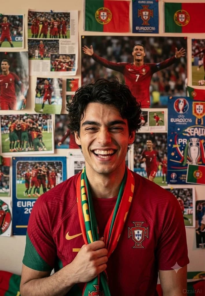 PORTUGAL & ARGENTINA FAN PORTRAIT 🔥