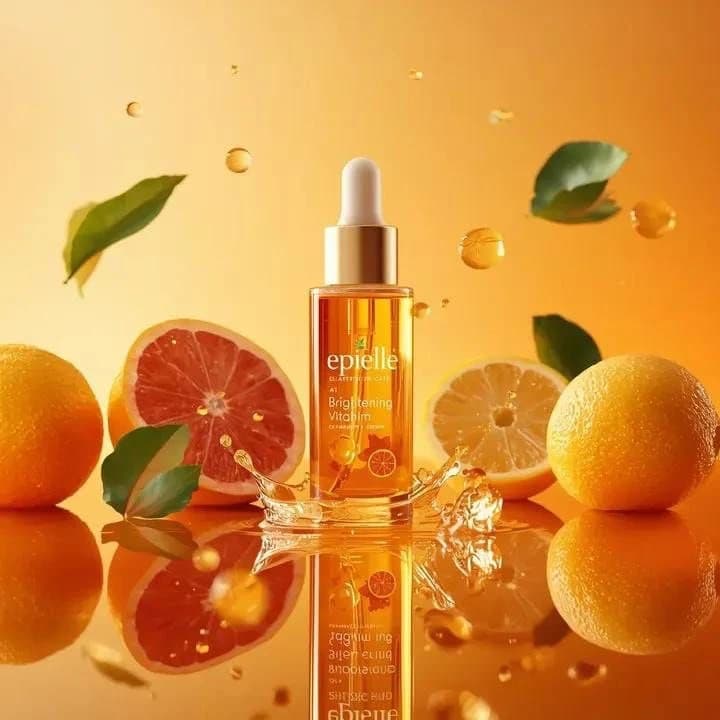 Ultra-high-end photorealistic skincare product photography featuring a cl...
