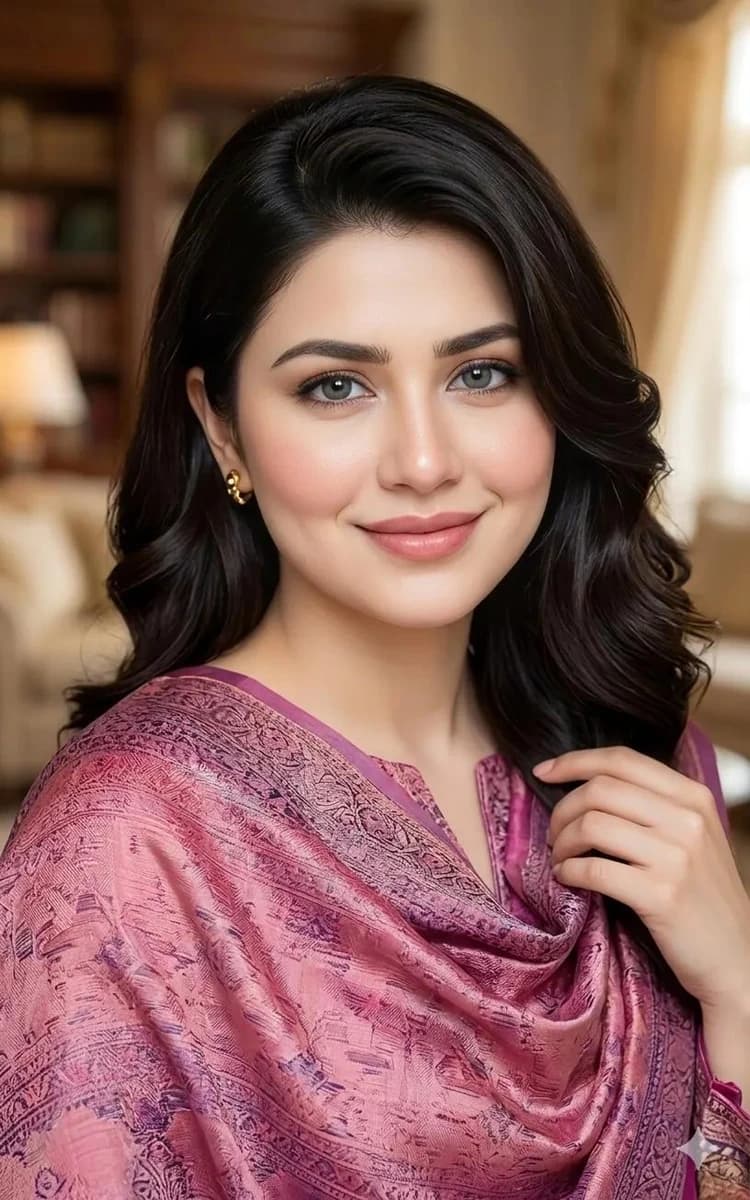 Ultra-realistic high-quality portrait of a beautiful young woman with a c...