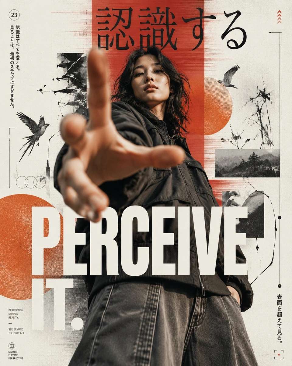 Ultra premium editorial streetwear poster design